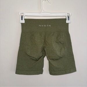 NVGTN green seamless contour shorts women’s XS